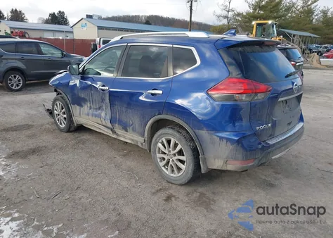 2017 Nissan Rogue Sv z USA, uszkodzony, nr VIN KNMAT2MVXHP602906